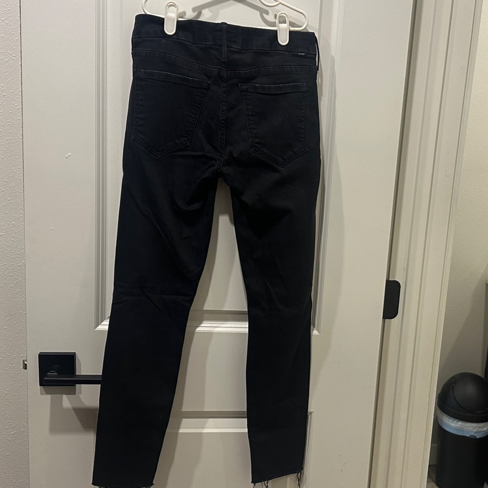 MOTHER Women's Black Skinny Jeans